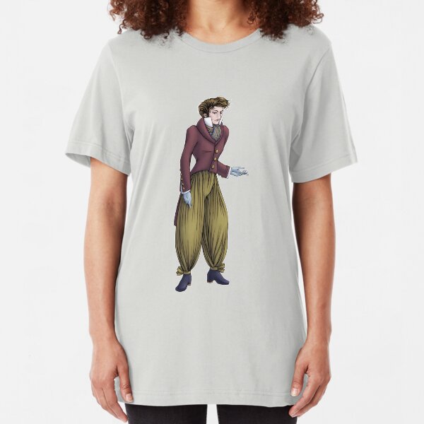 Mr Postumus Enderby - Regency Fashion Illustration Slim Fit T-Shirt