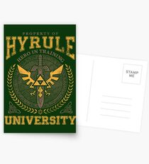 Hyrule University Postcards