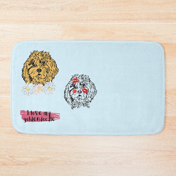Item preview, Goldendoodle stickerpack designed and sold by NinaBetterNot.