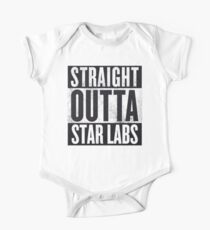 Straight Outta Star Labs Short Sleeve Baby One-Piece