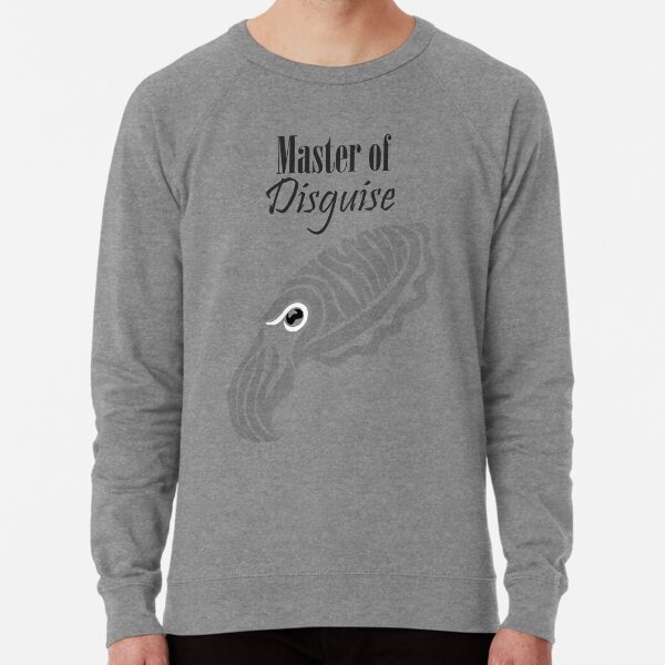 Master of Disguise - Tribalish Cuttlefish (for light-colored items) Lightweight Sweatshirt