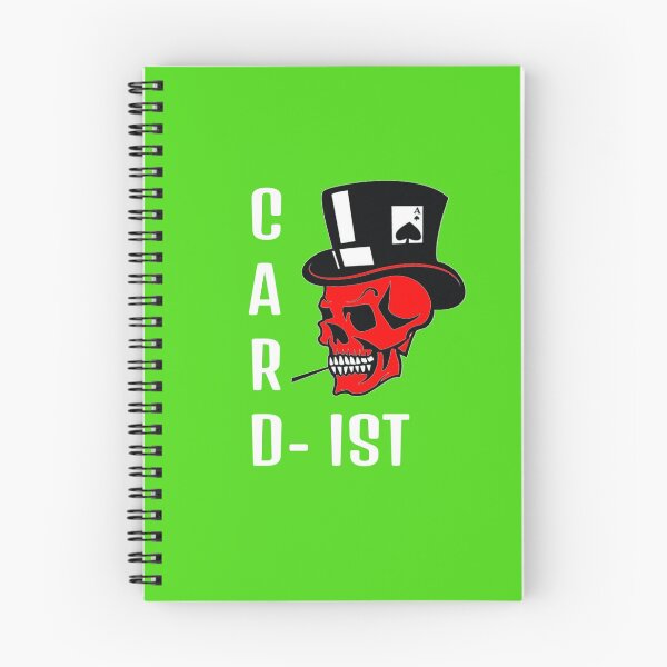 Item preview, Card-ist Skull Wearing Top Hat designed and sold by TheMagicKrew.