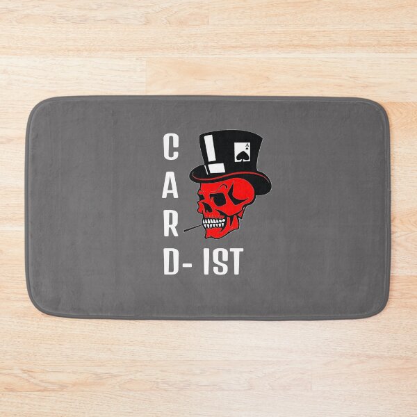 Item preview, Card-ist Skull Wearing Top Hat designed and sold by TheMagicKrew.