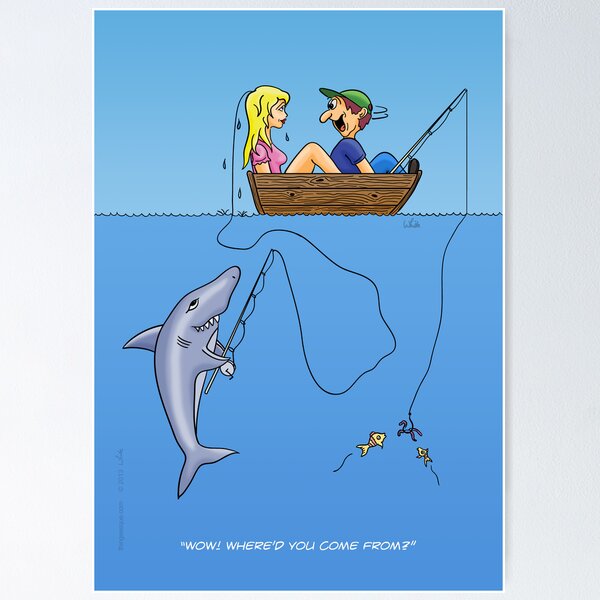 Shark Bait Poster for Sale by Thingsesque