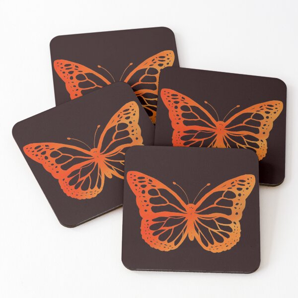 Item preview, orange butterfly outline designed and sold by kjrock.
