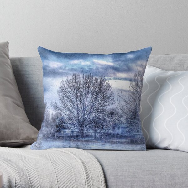 After the Snow Throw Pillow