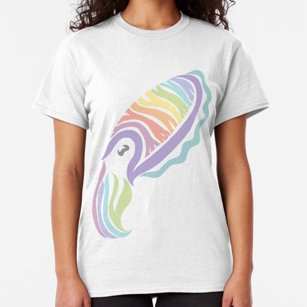 Deep-sea Pastel - Tribalish Cuttlefish Classic T-Shirt