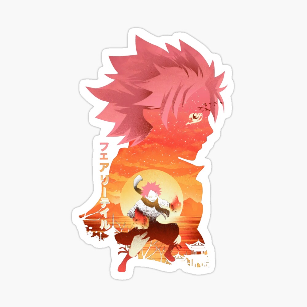 Natsu Sunset Fairy Tail Iphone Case Cover By Anime Fanarts Redbubble