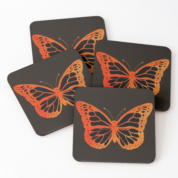 Item preview, Orange butterfly with background  designed and sold by kjrock.