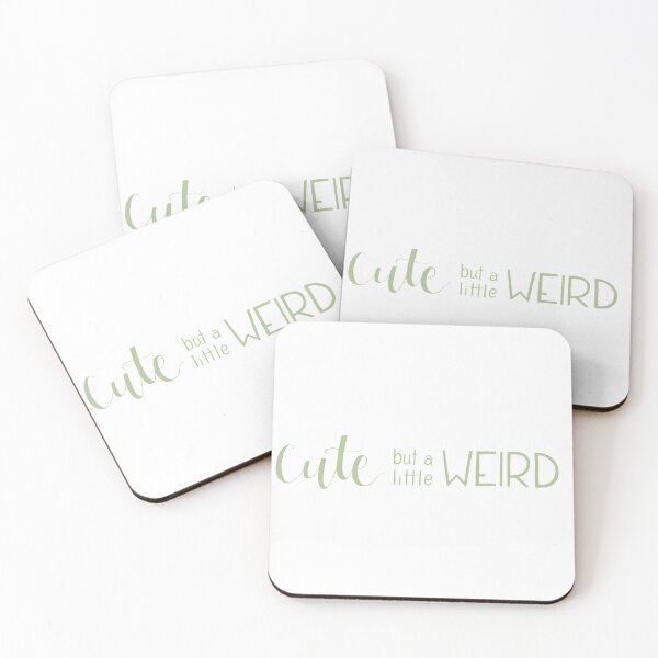 Item preview, Cute But a Little Weird - Soft Green designed and sold by KristinaTrott.