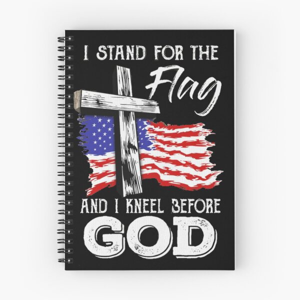 Item preview, I STAND FOR THE FLAG, KNEEL FOR GOD designed and sold by hlpina1.