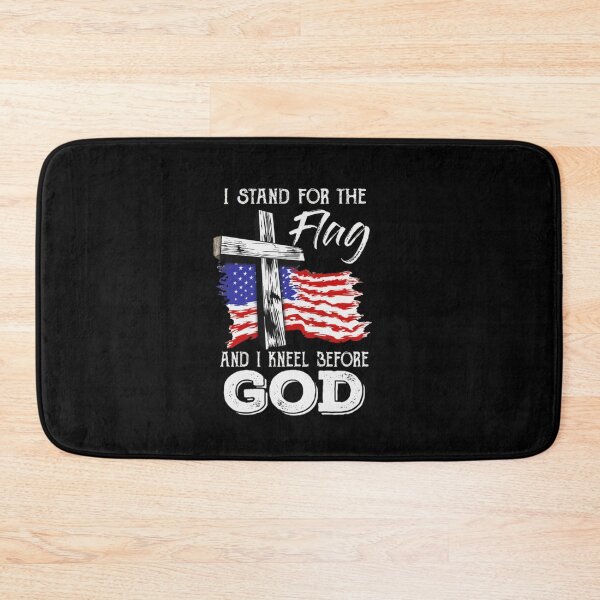 Item preview, I STAND FOR THE FLAG, KNEEL FOR GOD designed and sold by hlpina1.