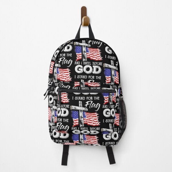 Item preview, I STAND FOR THE FLAG, KNEEL FOR GOD designed and sold by hlpina1.