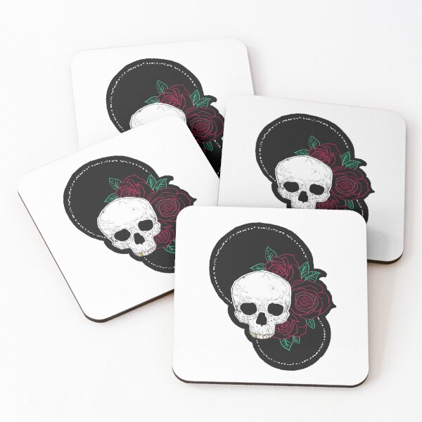 Item preview, Skull and roses (red)  designed and sold by Taylordanae.