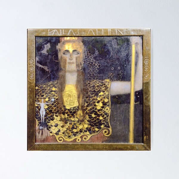 Aperçu de l'œuvre Pallas Athéna par Gustav Klimt (1898) créée et vendue par EonDesigns.