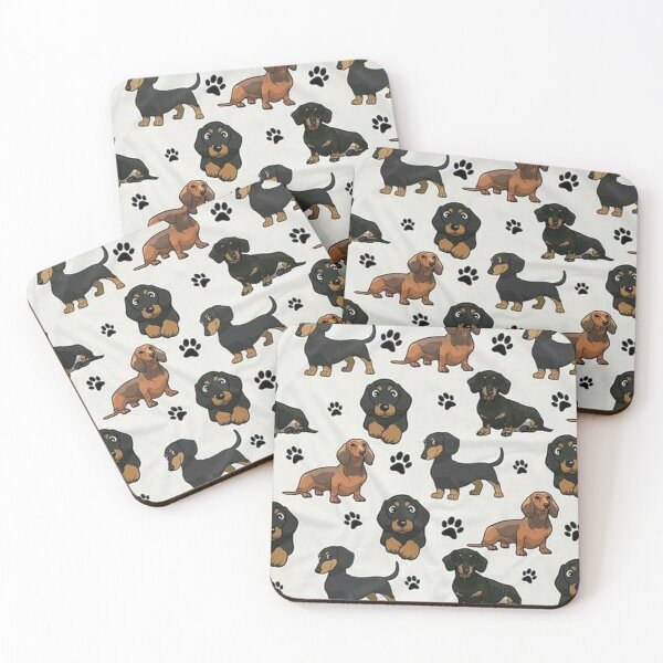 Item preview, Dachshund Dog cartoons cute designed and sold by Coolstuff4you71.