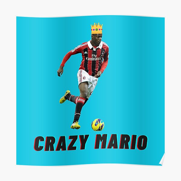 Mario Balotelli Italy Edit Poster By Jshhstngs Redbubble