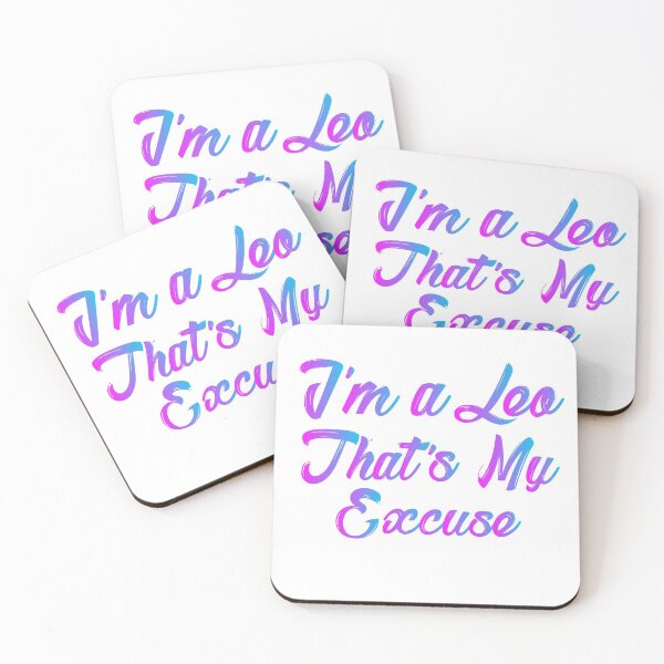 Item preview, Im A Leo Thats My Excuse, Leo Zodiac sign, Cute Leo person gift designed and sold by UMED :).