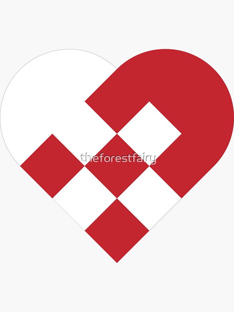 Scandinavian Heart Sticker — Scandinavian Hearts