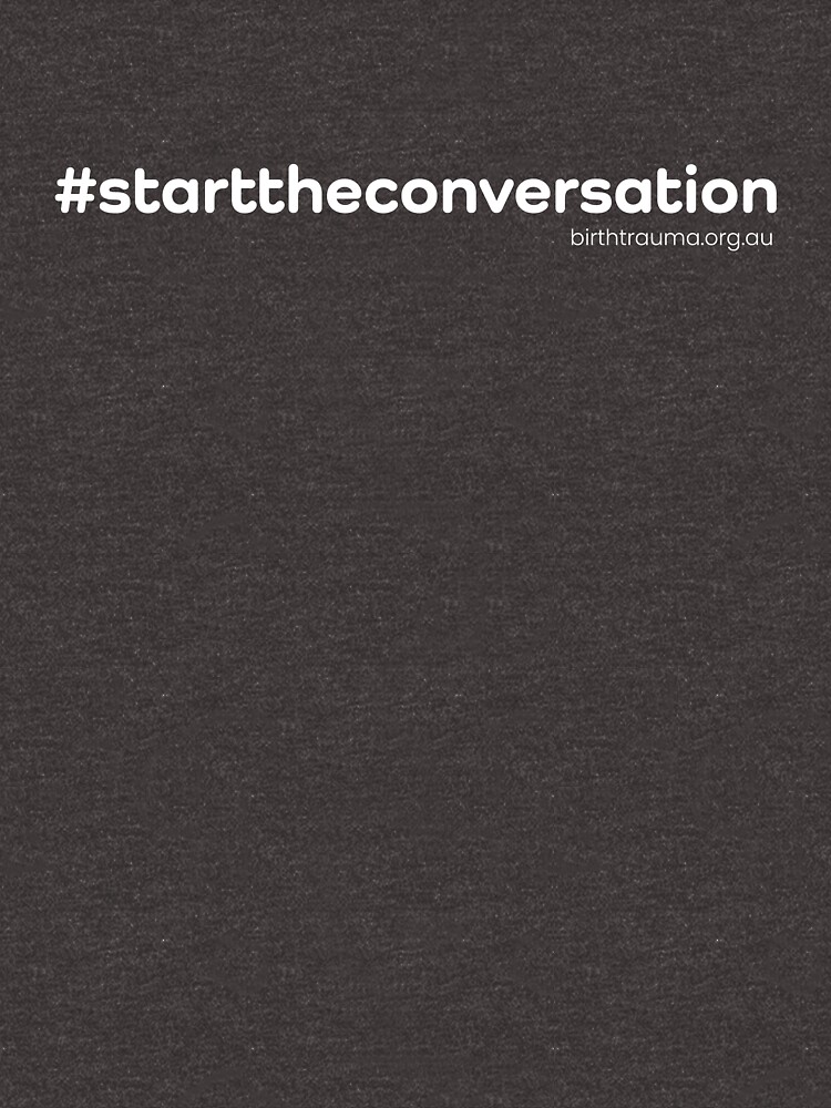 Thumbnail 3 of 3, Relaxed Fit T-Shirt, The ABTA - Start the Conversation - White designed and sold by TheABTA.