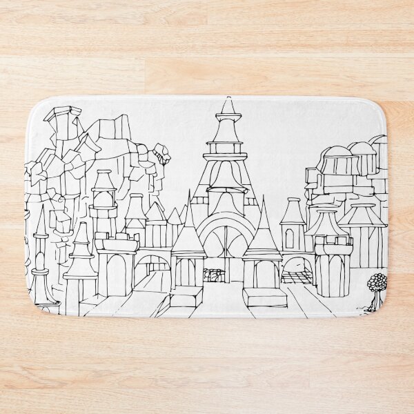 Item preview, Theme Park Skyline in Florida, TeresaTown at Redbubble,  August 9, 2020 designed and sold by Mark Stansberry.