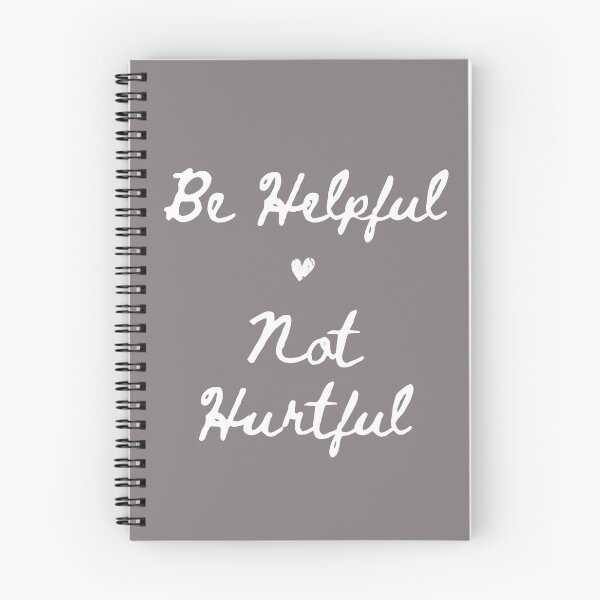 Item preview, Be Helpful Not Hurtful designed and sold by thedailymomfeed.