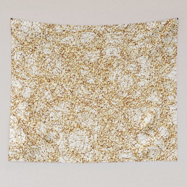 Artikelvorschau, Goldfaden auf weißem Abstract entworfen und verkauft von homedeco.