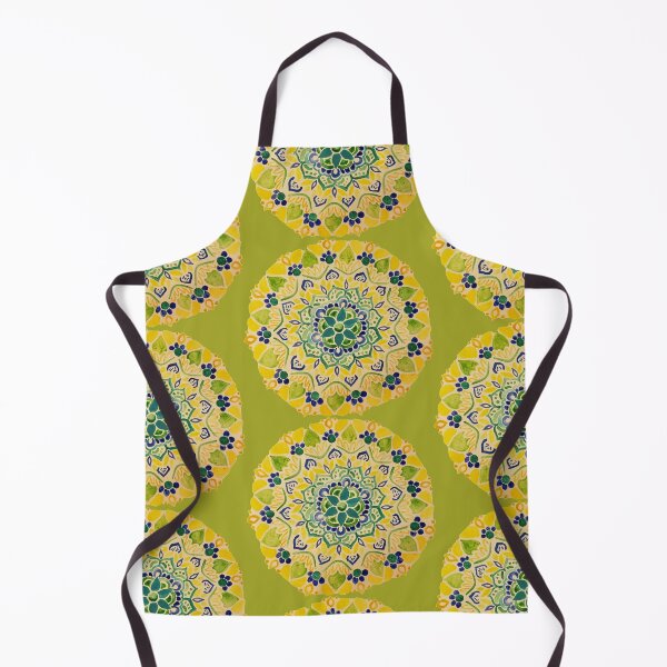 Yellow Mandala Apron