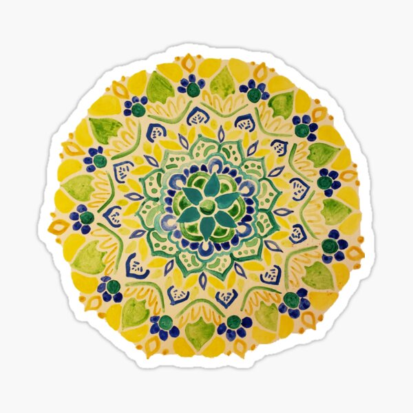 Item preview, Yellow Mandala designed and sold by Anaise Creative.