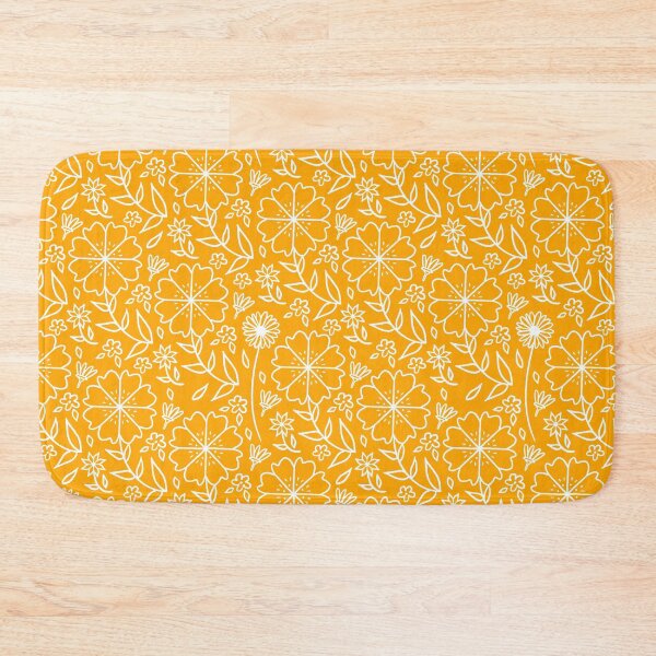 Item preview, Magical garden white and yellow pattern designed and sold by Giorgia Anna Del Giudice.