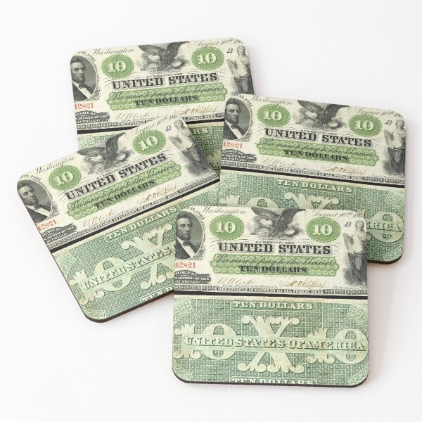 Item preview, US Ten Dollar Demand Note (1861) designed and sold by TheWildWildWest.