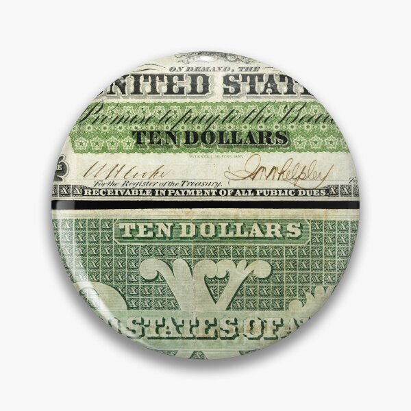 Item preview, US Ten Dollar Demand Note (1861) designed and sold by TheWildWildWest.