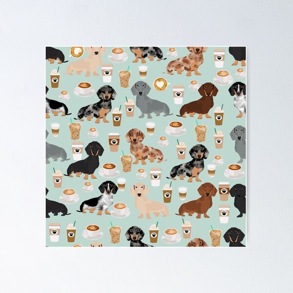 Item preview, Dachshund Dog cartoon funny  lunch designed and sold by Coolstuff4you71.