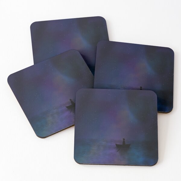Item preview, night sky ocean scene  designed and sold by HoneyandCo.