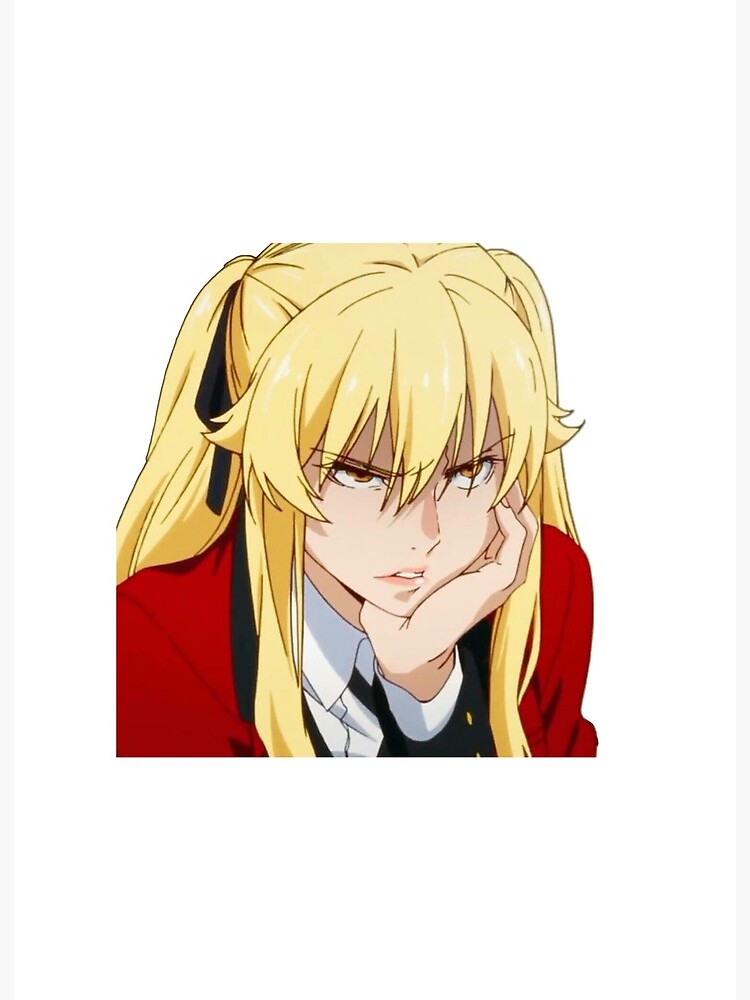 Kakegurui Mary Saotome Wutend Galeriedruck Von Camilavg Redbubble