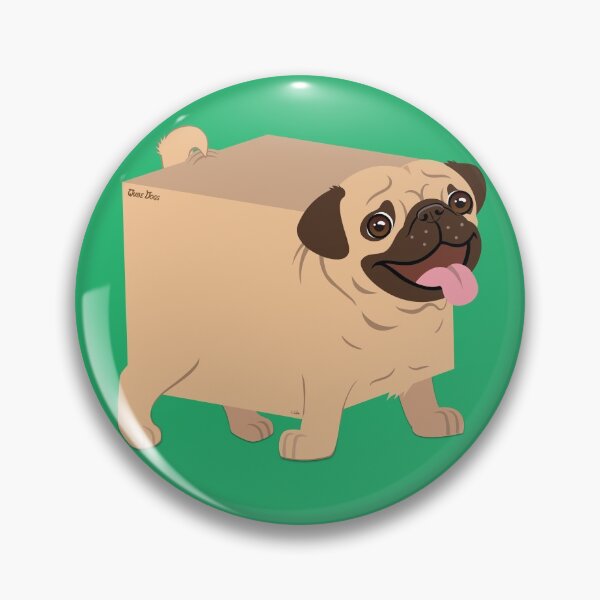 Artikelvorschau, QubeDogs - Der Mops Qube entworfen und verkauft von EmmaQuills.