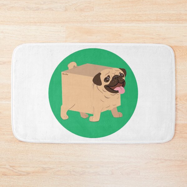 Item preview, QubeDogs - The Pug Qube designed and sold by EmmaQuills.