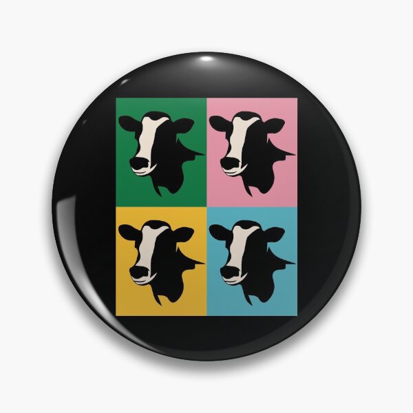Item preview,  No Farmers No Food Colorful Cows  designed and sold by StudioTina.