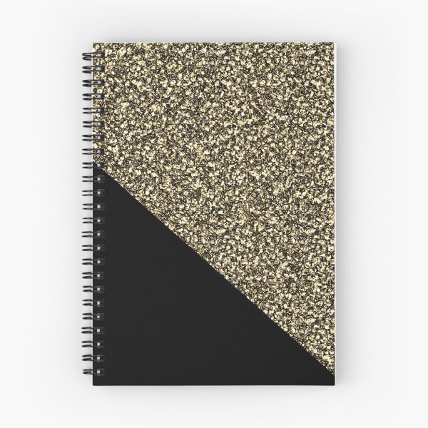 Item preview, Black and Gold Glitter Sparkle Texture Pattern designed and sold by MOKA META.