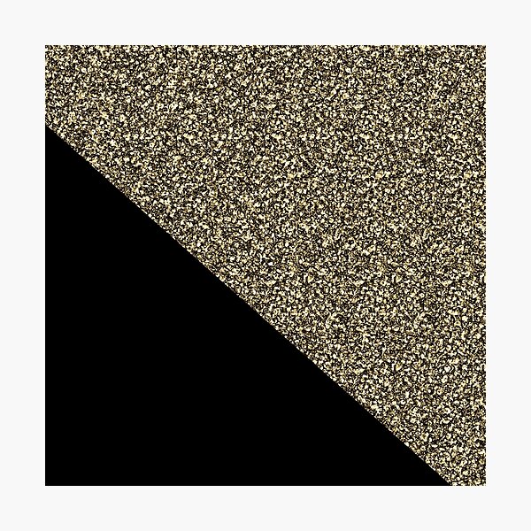 Item preview, Black and Gold Glitter Sparkle Texture Pattern designed and sold by MOKA META.