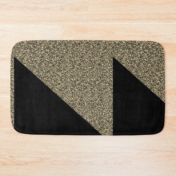 Item preview, Black and Gold Glitter Sparkle Texture Pattern designed and sold by MOKA META.