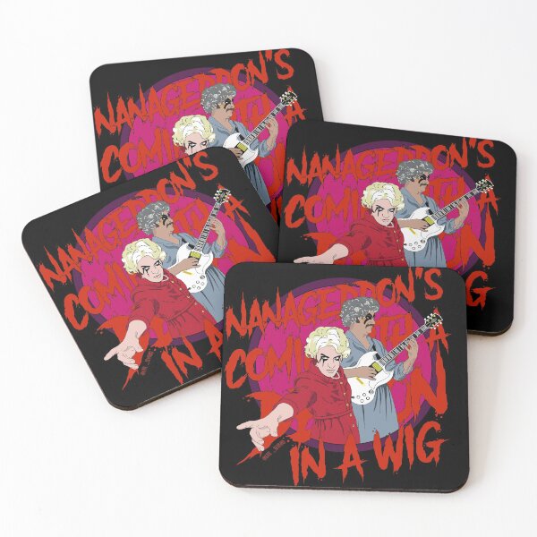 Item preview, The Mighty Boosh Nanageddon fondo negro designed and sold by KateBlubird.