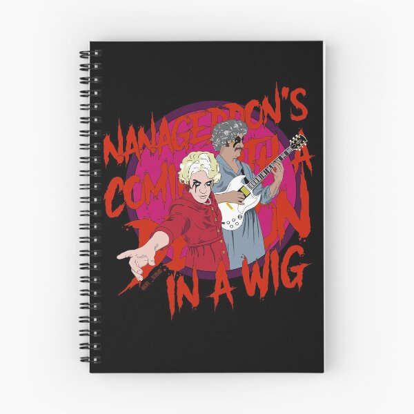 Item preview, The Mighty Boosh Nanageddon black background designed and sold by KateBlubird.