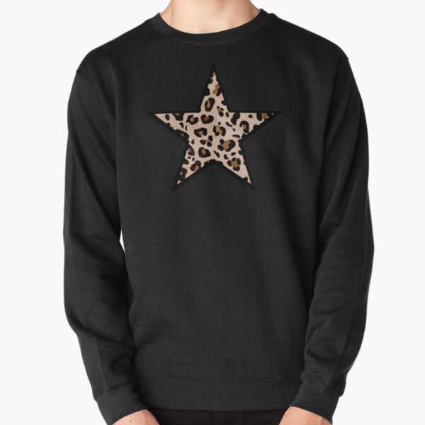 Animal Print Star Sweatshirt