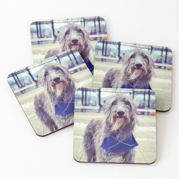 Item preview, Scottish Deerhound with Scottish Flag designed and sold by DeerhoundRhodry.