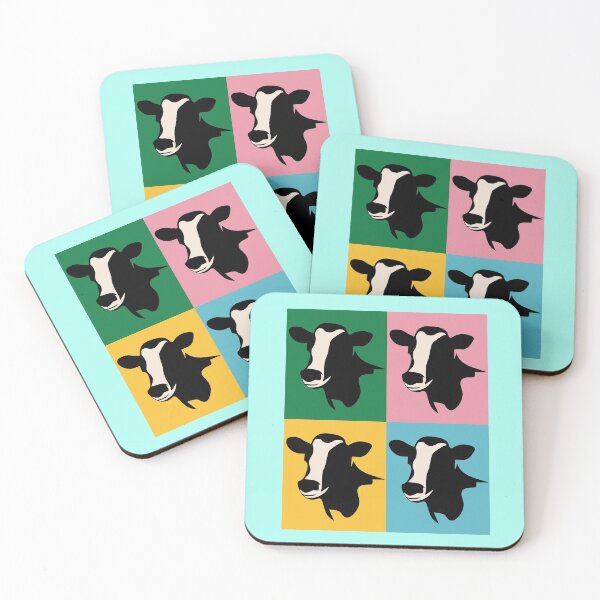 Item preview,  No Farmers No Food Colorful Cows  designed and sold by StudioTina.