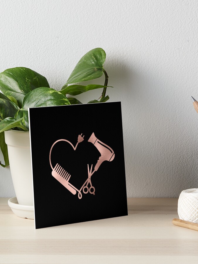 Rose gold Heart Love Hair Stylist Salon Rose gold Heart Love Hair Stylist Salon