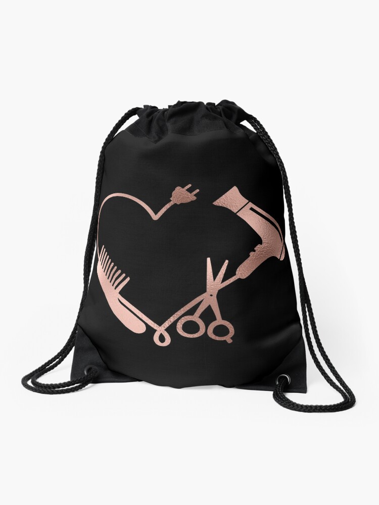 Rose gold Heart Love Hair Stylist Salon Duffle Bag for Sale by  ColorFlowArt