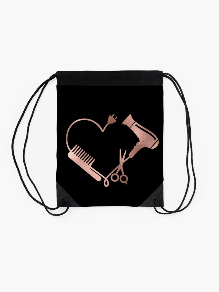 Rose gold Heart Love Hair Stylist Salon Duffle Bag for Sale by  ColorFlowArt