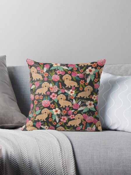 Artikel-Vorschau von Dackelhund mit Blumen, designt und verkauft von Coolstuff4you71.